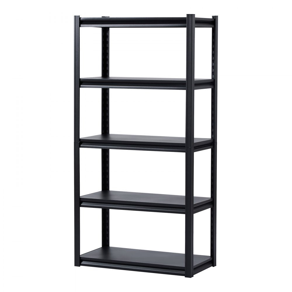 326QJTGOV0 - Heavy-Duty 5-Tier Shelving Unit 63" H with Adjustable Shelves