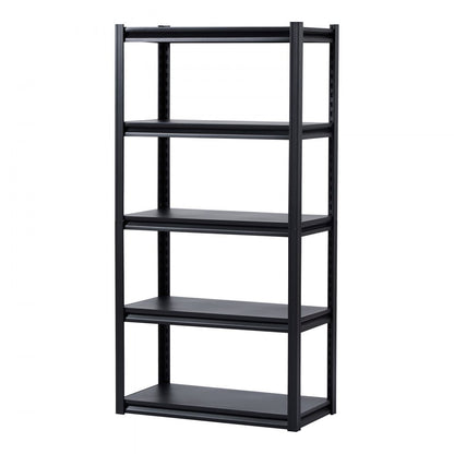 326QJTGOV0 - Heavy-Duty 5-Tier Shelving Unit 63" H with Adjustable Shelves
