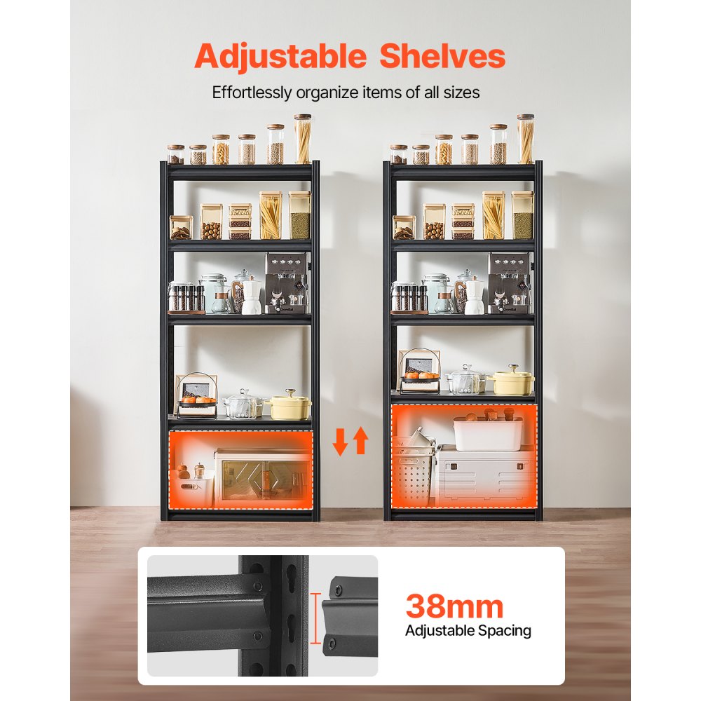 327DG74KV0 - Heavy-Duty 16" D x 32" W Adjustable 72" H Garage Shelving Unit
