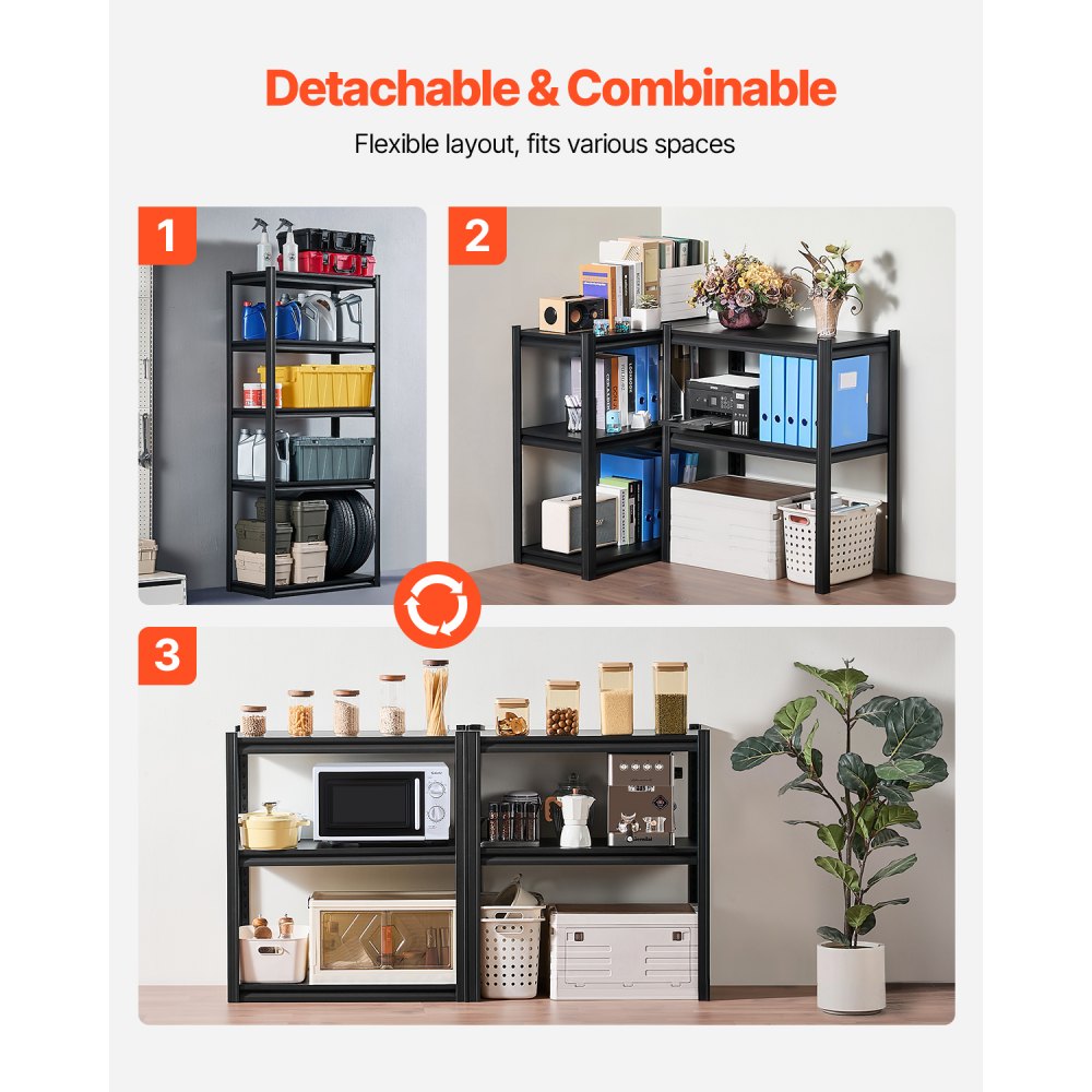 327DG74KV0 - Heavy-Duty 16" D x 32" W Adjustable 72" H Garage Shelving Unit