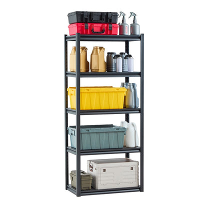 327MMQSHV0 - Adjustable 5-Tier SPCC Steel Garage Shelving, 2000 lbs Capacity