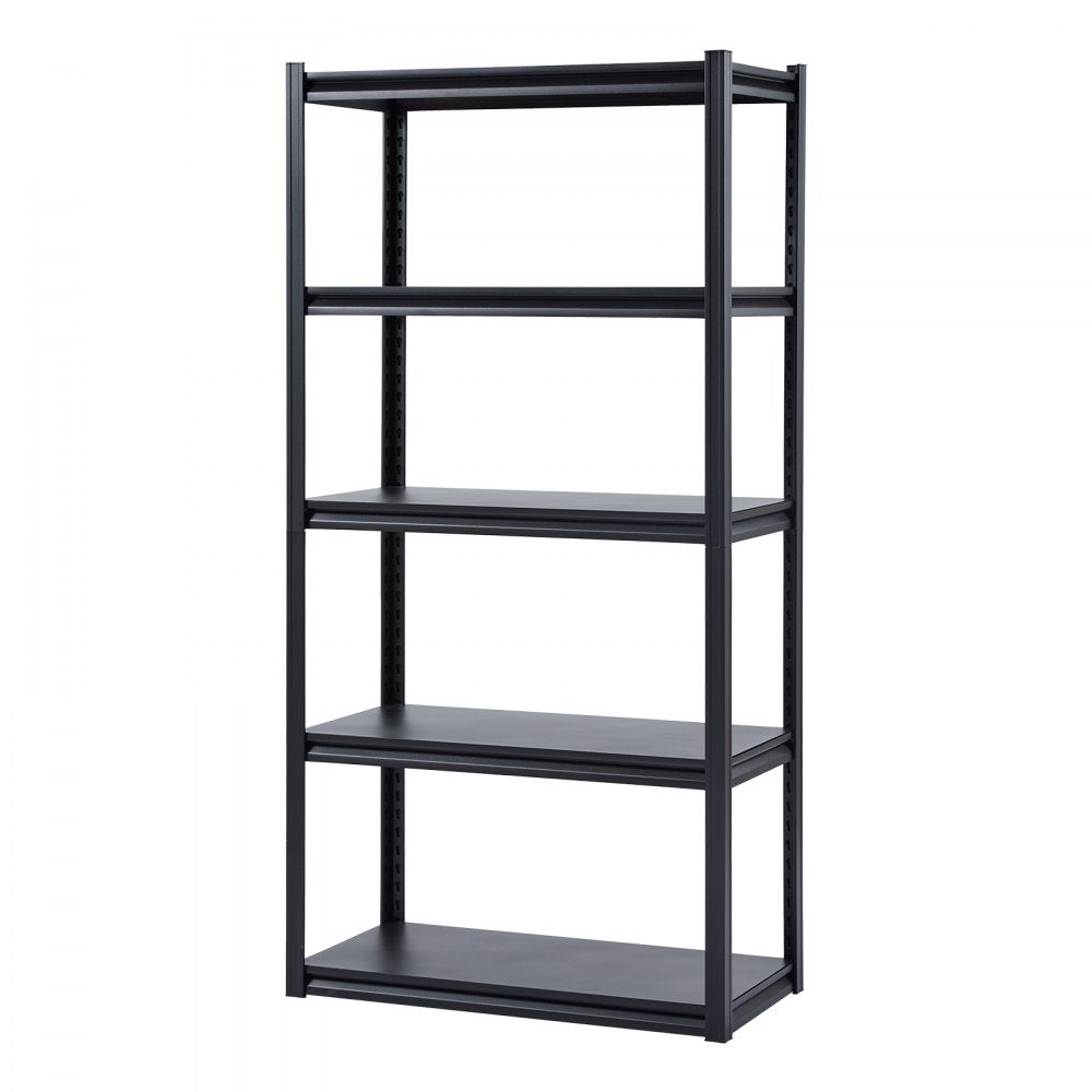 367ZVVUXV0 - Heavy-Duty 5-Tier Steel Shelving Unit, 18" x 36" x 72"