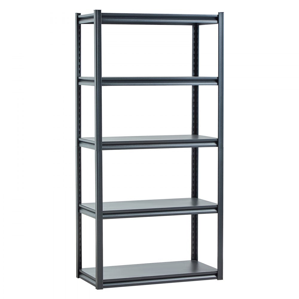 367ZVVUXV0 - Heavy-Duty 5-Tier Steel Shelving Unit, 18" x 36" x 72"