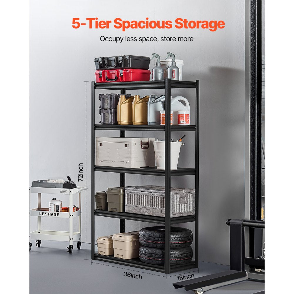 4078VRULV0 - Heavy-Duty 18" x 40" x 72" Adjustable Steel Shelving Unit