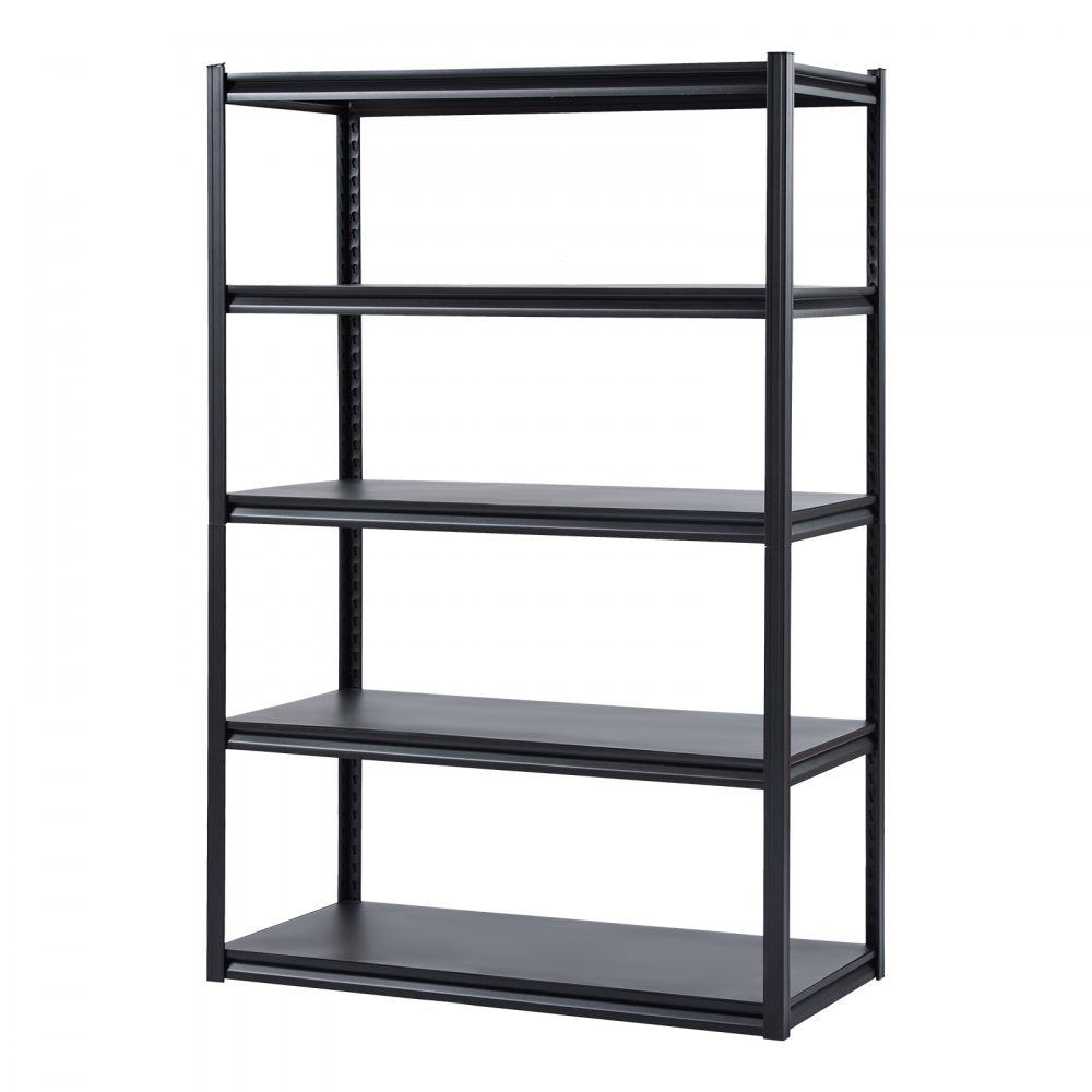 487H0A32V0 - Heavy-Duty 5-Tier Shelving Unit, 48" W x 72" H, Adjustable Storage