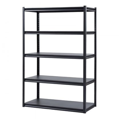 487H0A32V0 - Heavy-Duty 5-Tier Shelving Unit, 48" W x 72" H, Adjustable Storage