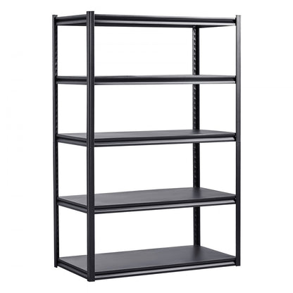 487H0A32V0 - Heavy-Duty 5-Tier Shelving Unit, 48" W x 72" H, Adjustable Storage