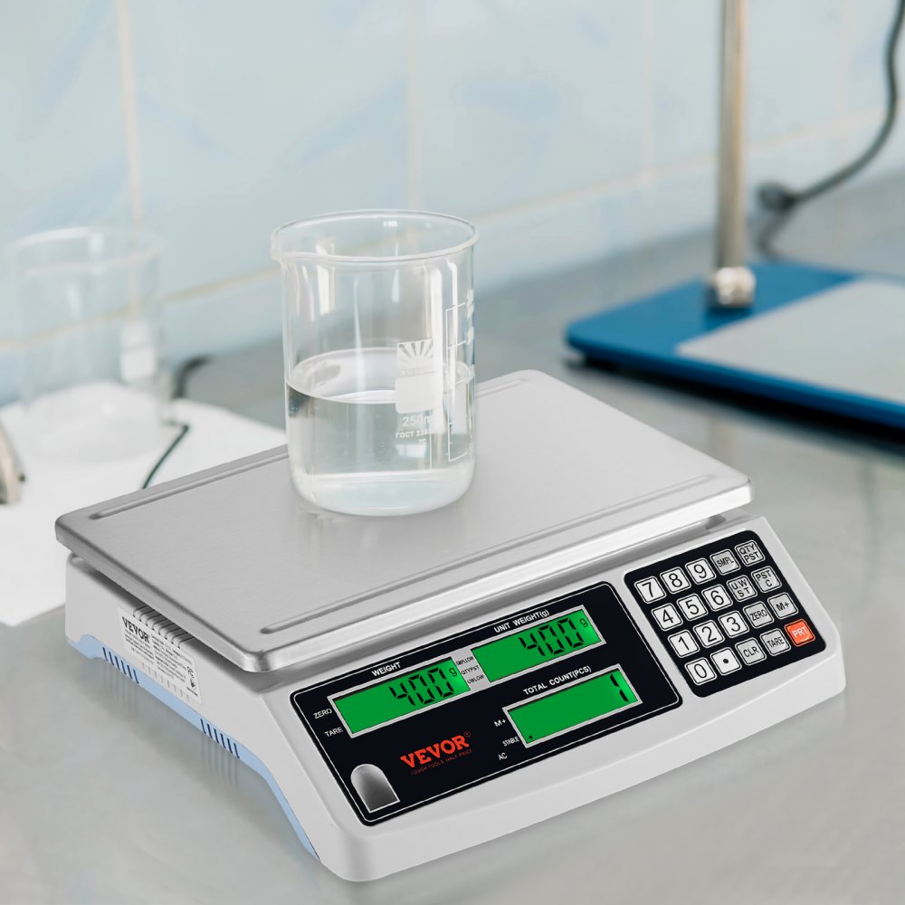 KF-H2C - Reliable 15kg Counting Scale with LED Display, 0.5g Precision