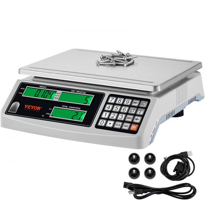 KF-H2C - Reliable 15kg Counting Scale with LED Display, 0.5g Precision