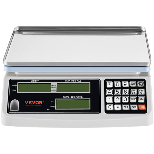 KF-H2C - Reliable 15kg Counting Scale with LED Display, 0.5g Precision