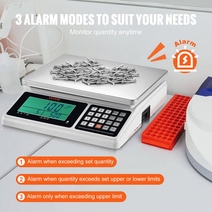 KF-H2D - Precision 30 kg VEVOR Counting Scale with LED Display