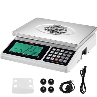 KF-H2D - Precision 30 kg VEVOR Counting Scale with LED Display