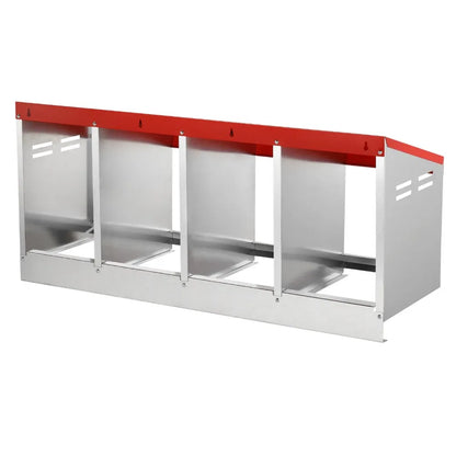EB-004 - Durable Galvanized Steel Chicken Nest Box with Inclined Design