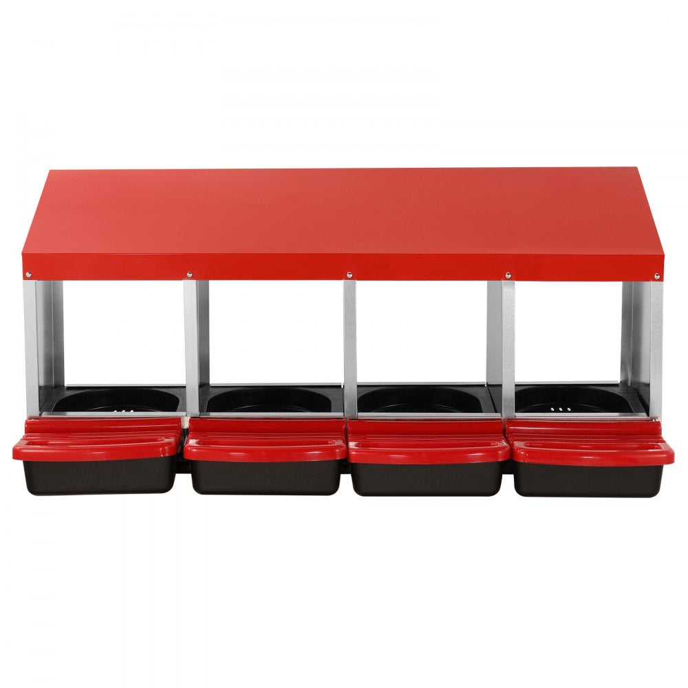 EB-004 - Durable Galvanized Steel Chicken Nest Box with Inclined Design