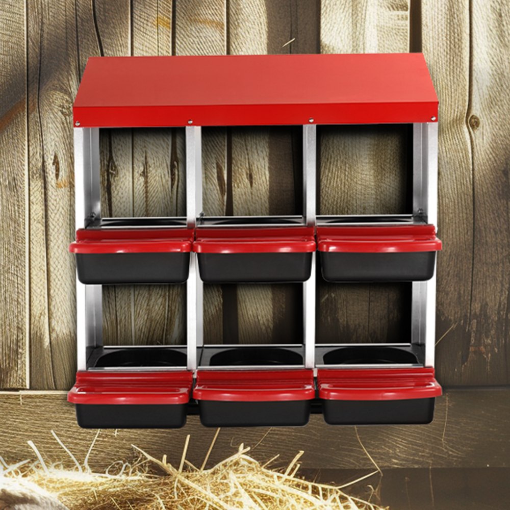 EB-006 - Durable Inclined Chicken Nest Box for Efficient Egg Farming