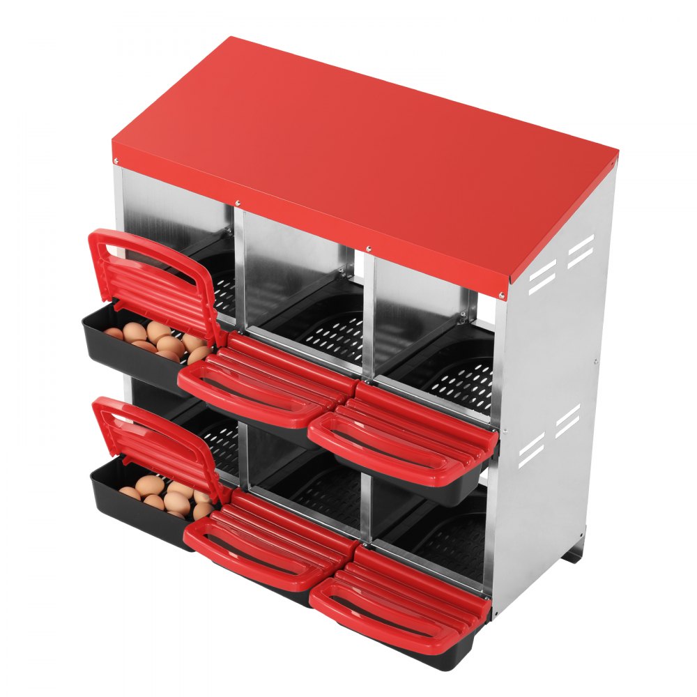EB-006 - Durable Inclined Chicken Nest Box for Efficient Egg Farming