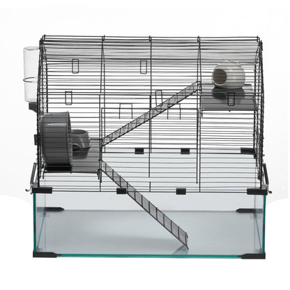 JM-XC-087 - Spacious 360° Panoramic Hamster Cage for 5-6 Pets