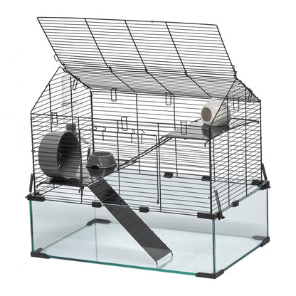 JM-XC-087 - Spacious 360° Panoramic Hamster Cage for 5-6 Pets