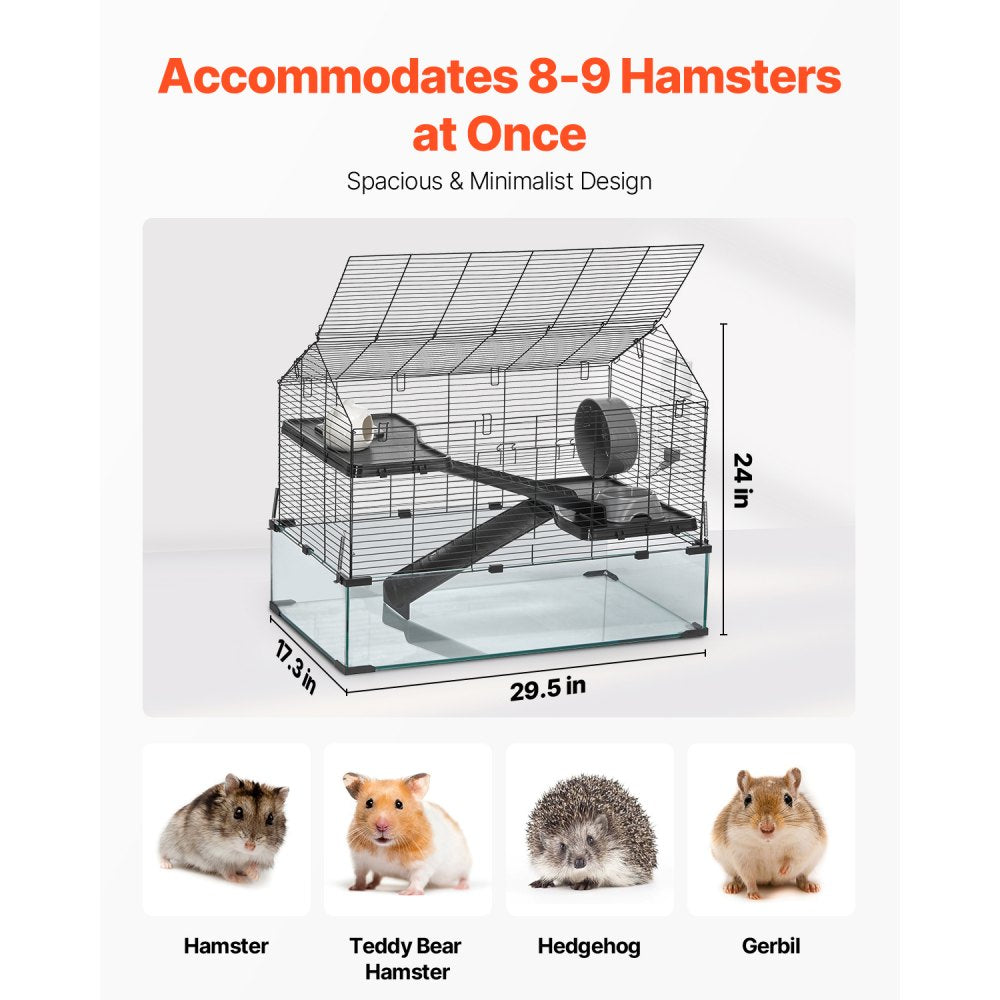 JM-XC-088 - Spacious 360° Hamster Cage with Excellent Ventilation