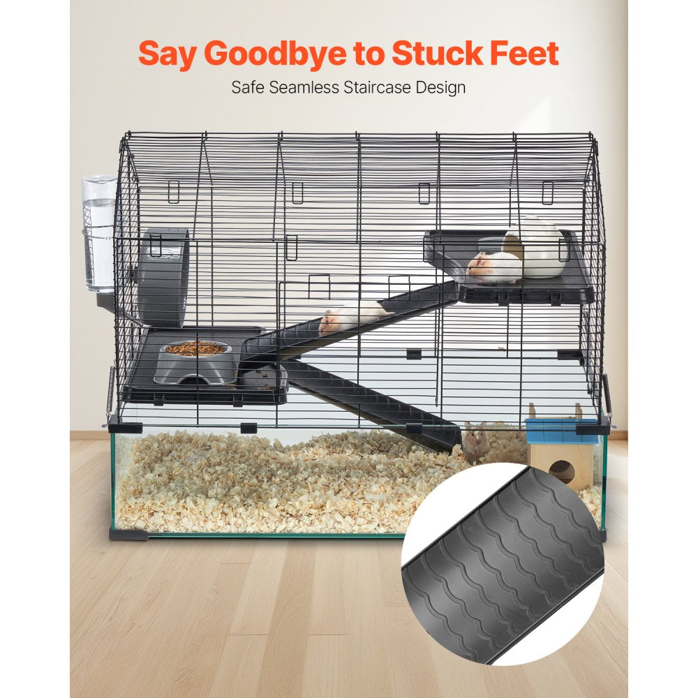 JM-XC-088 - Spacious 360° Hamster Cage with Excellent Ventilation