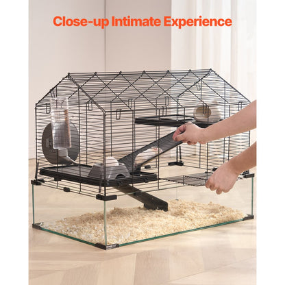 JM-XC-088 - Spacious 360° Hamster Cage with Excellent Ventilation