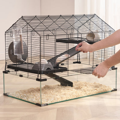 JM-XC-088 - Spacious 360° Hamster Cage with Excellent Ventilation