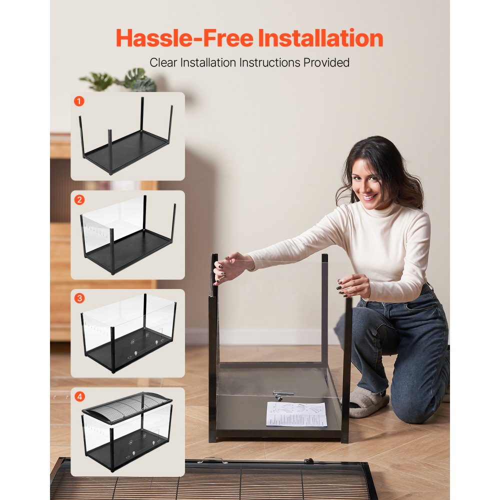 JM-XC-086 - Durable 360° Hamster Cage for 5-6 Small Animals