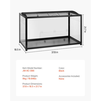 JM-XC-086 - Durable 360° Hamster Cage for 5-6 Small Animals