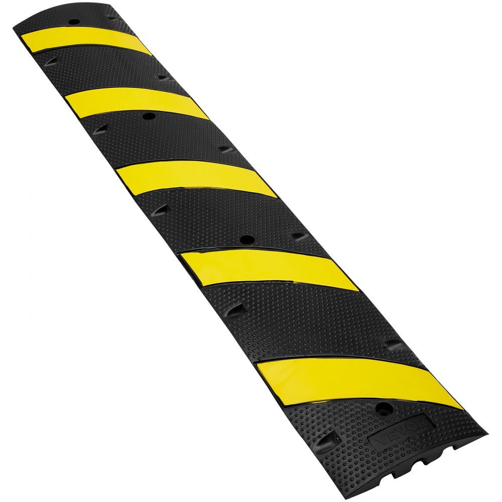RS1830A-1 - Durable 72'' Rubber Speed Bump for Cable Protection and Safety
