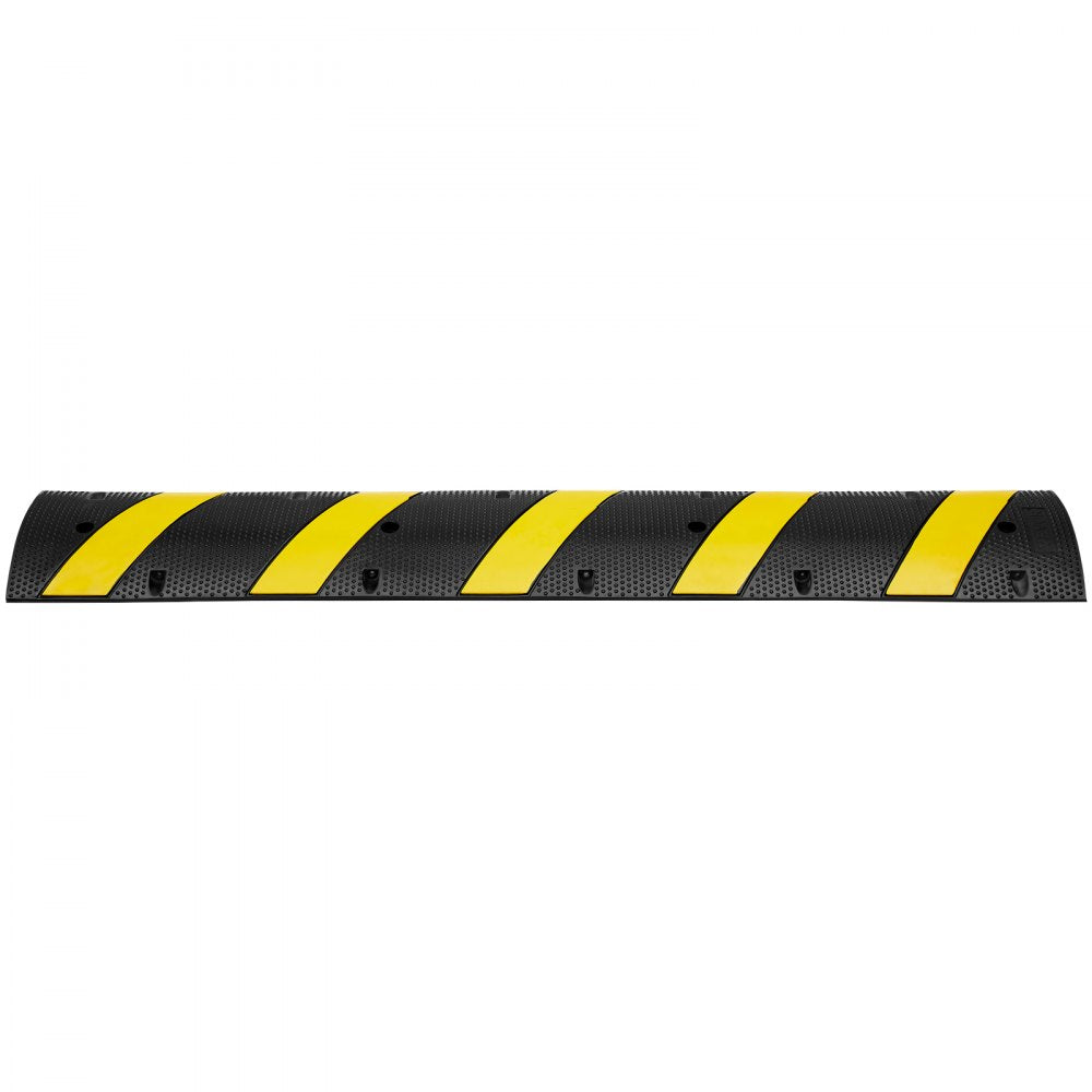RS1830A-1 - Durable 72'' Rubber Speed Bump for Cable Protection and Safety