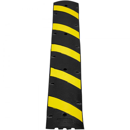 RS1830A-2 - Durable 72in Rubber Speed Bump for High Traffic Areas