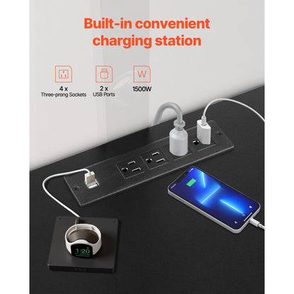 C240411S-01 - 52" Freestanding TV Stand with Mount for 32-75" TVs