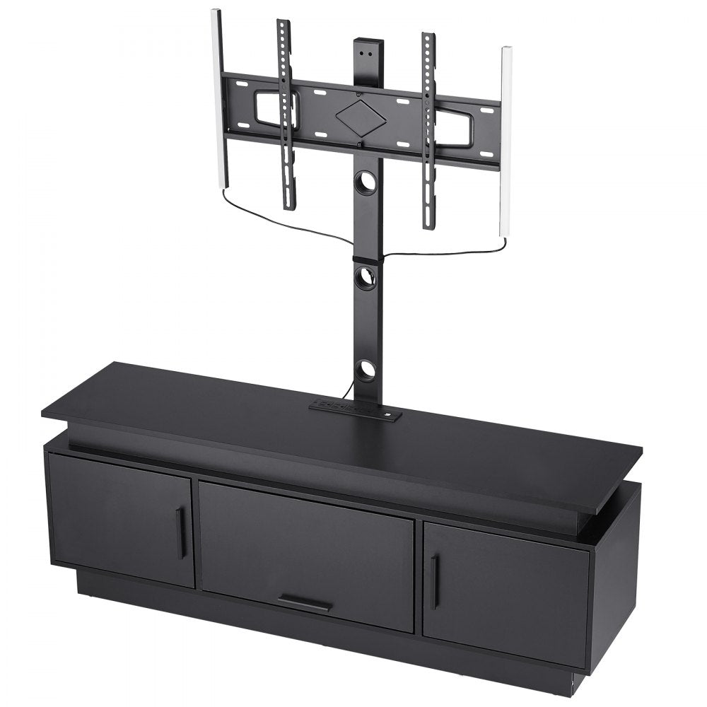 C240412S-01 - 60" TV Stand with Mount, Storage & Smart Lighting