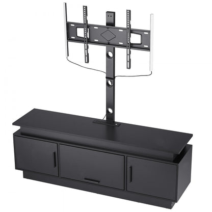 C240412S-01 - 60" TV Stand with Mount, Storage & Smart Lighting