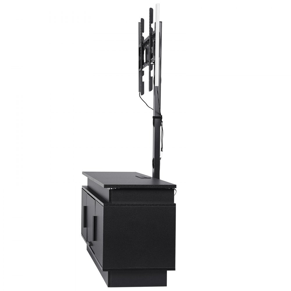 C240412S-01 - 60" TV Stand with Mount, Storage & Smart Lighting