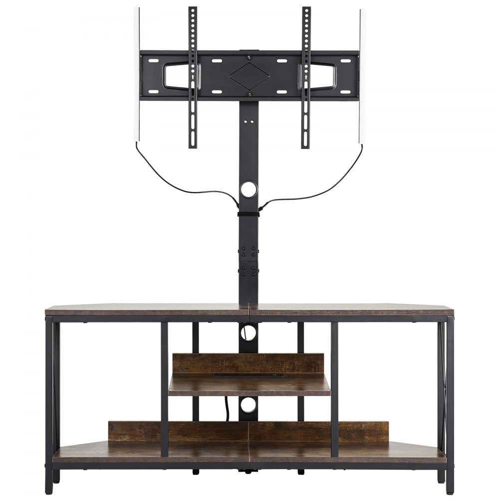 C240414S-01 - 45" Floor TV Stand with Mount & LED Lighting for 32-75" TVs