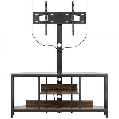 C240414S-01 - 45" Floor TV Stand with Mount & LED Lighting for 32-75" TVs