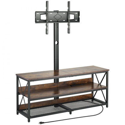 C240415S-01 - 48" TV Stand with Built-In Mount & Storage Space