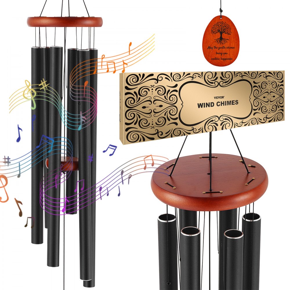 W22030 - 41-Inch Deep Tone Aluminum Wind Chimes for Outdoors