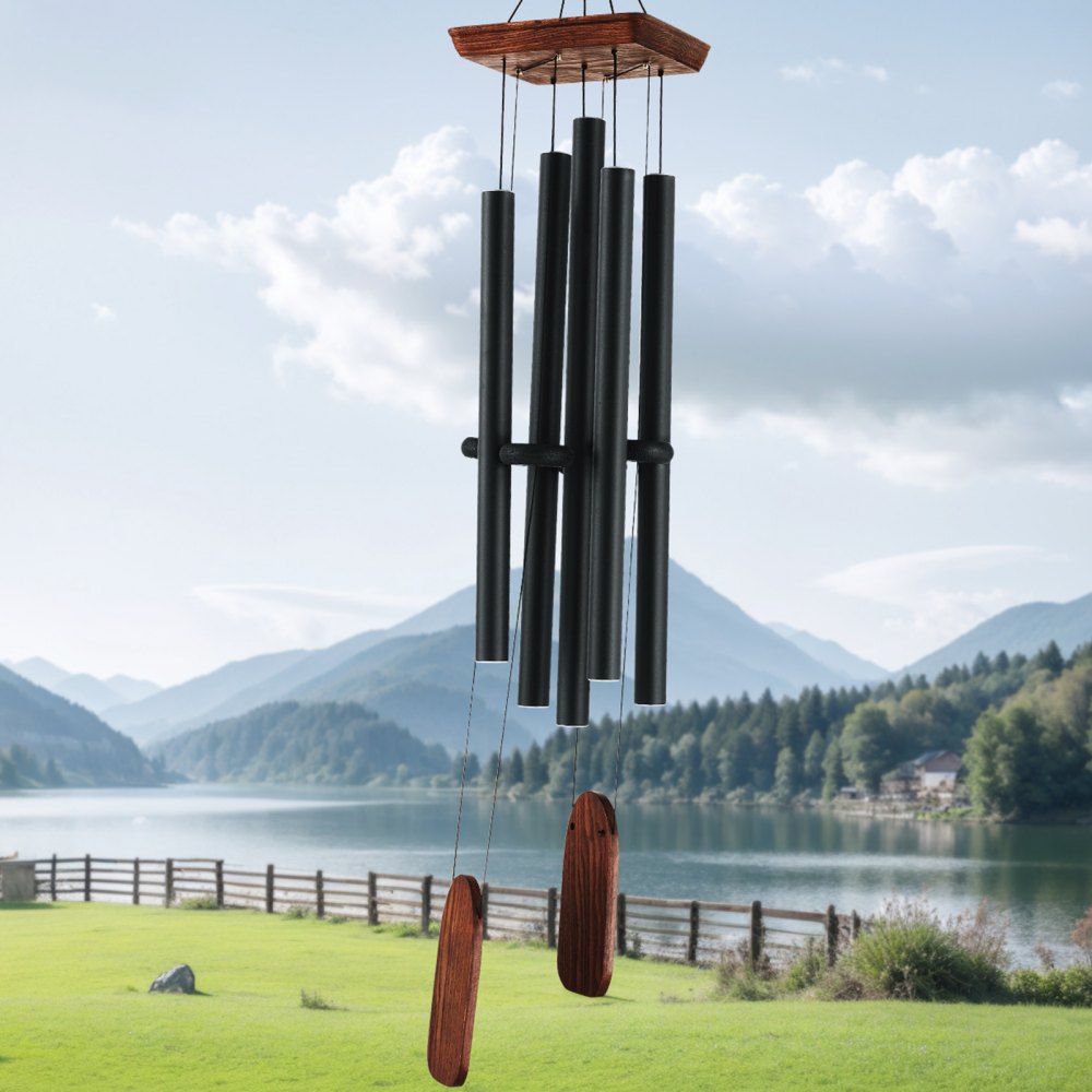 W22080 - 48" Aluminum Wind Chimes | Deep Tone for Garden & Patio