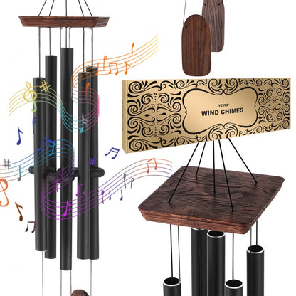 W22080 - 48" Aluminum Wind Chimes | Deep Tone for Garden & Patio