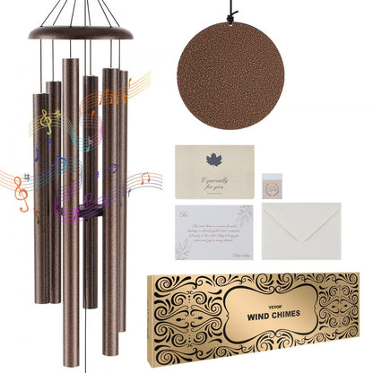 M22087 - 50" Durable Aluminum Wind Chimes for Garden & Home Decor