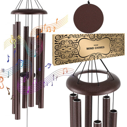 M22086 - 45" Deep Tone Aluminum Wind Chimes for Garden Décor