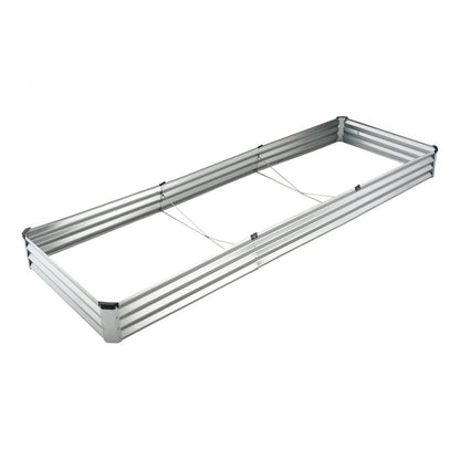 GM66010-360X120X27CM - Durable 12x4 ft Metal Raised Garden Bed for Deep Plants