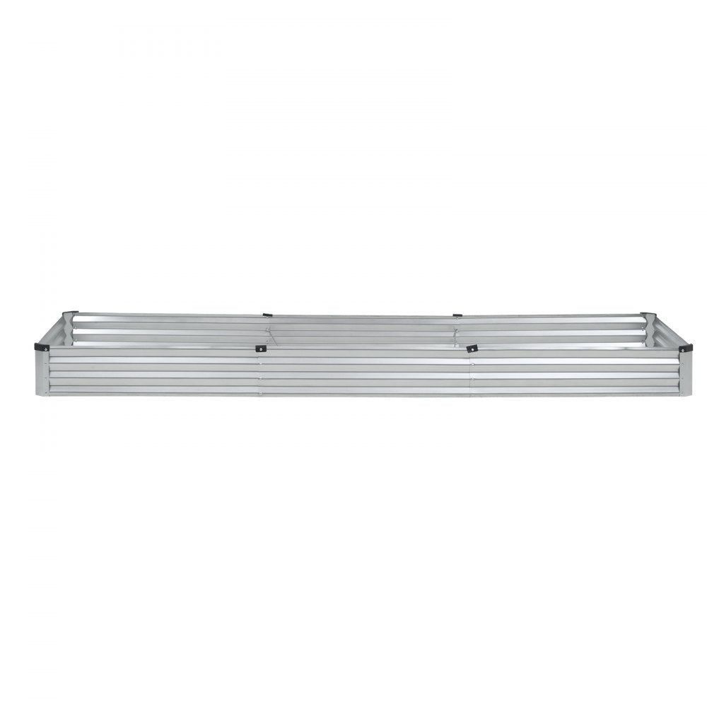 GM66010-360X120X27CM - Durable 12x4 ft Metal Raised Garden Bed for Deep Plants