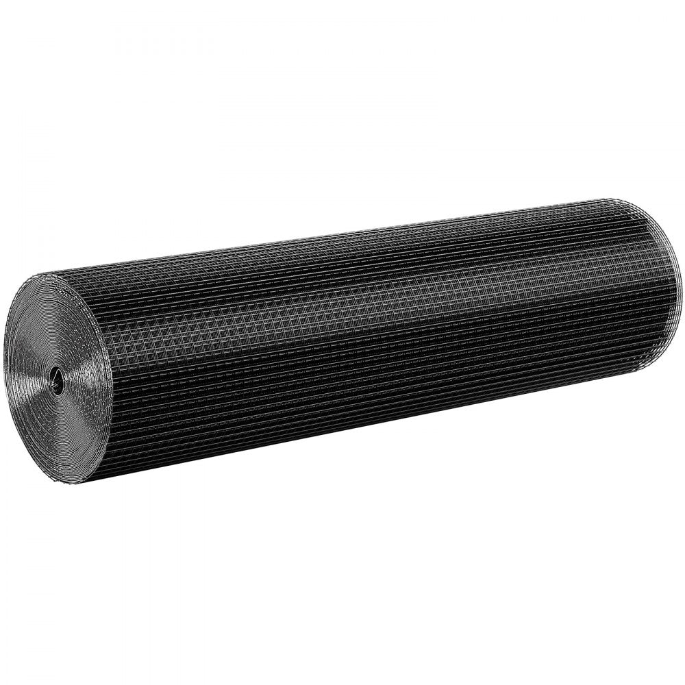 SS1912123650 - 36'' x 50' Black Vinyl Coated Wire Mesh for Fencing