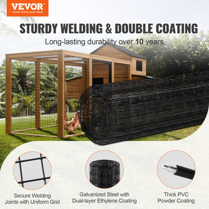 SS16233650 - 36'' Vinyl-Coated Wire Mesh for Chicken Coops