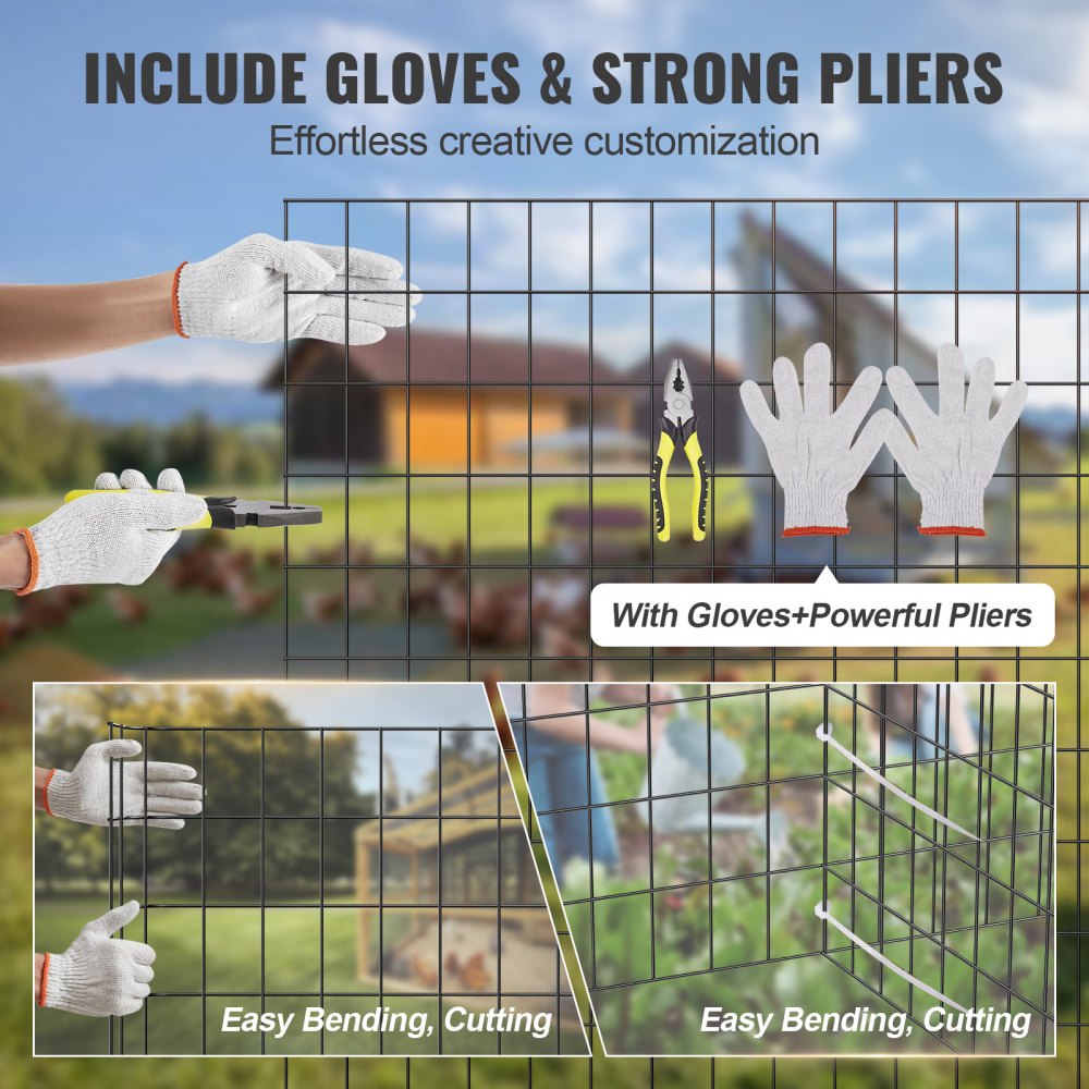 SS16233650 - 36'' Vinyl-Coated Wire Mesh for Chicken Coops