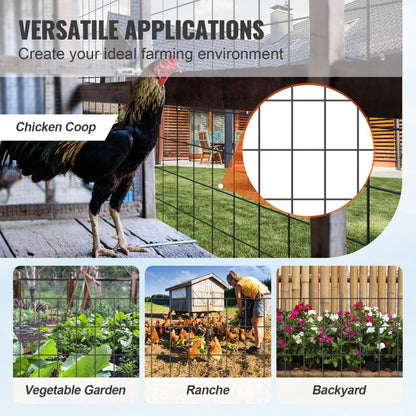 SS16233650 - 36'' Vinyl-Coated Wire Mesh for Chicken Coops