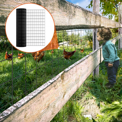 SS16233650 - 36'' Vinyl-Coated Wire Mesh for Chicken Coops